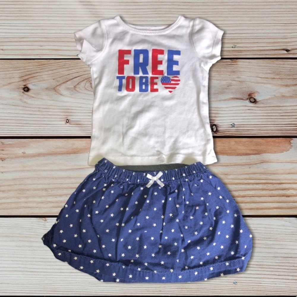 5/$25 4th of July 2 PC Outfit
